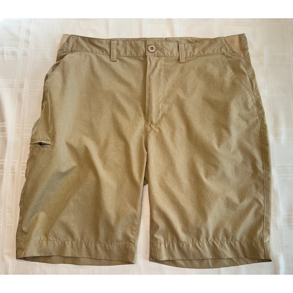 Hallstatt Shorts Mens 38 Tan Performance Hiking Outdoor Stretch Cargo Pockets